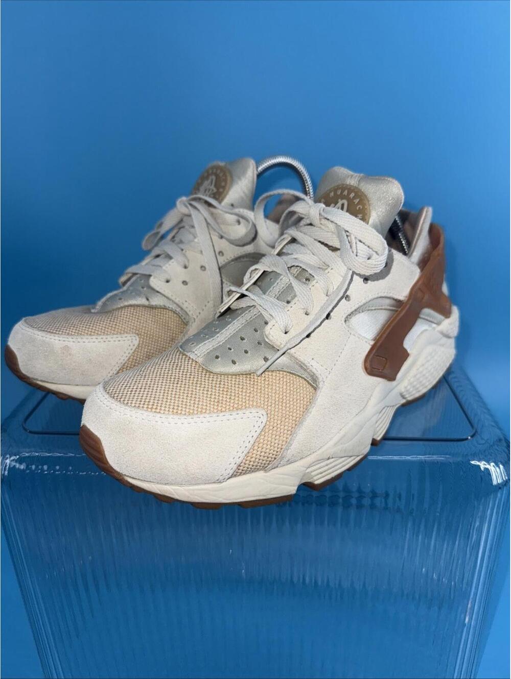 Nike Air Huarache Run Ultra SE Desert Tan Gum Sole 852628-004 Sz 9 2017
